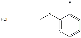 3-fluoro-N,N-dimethylpyridin-2-amine hydrochloride Structure