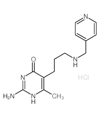 2-amino-6-methyl-5-[3-(pyridin-4-ylmethylamino)propyl]-1H-pyrimidin-4-one Structure