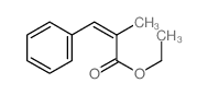 2-Propenoic acid,2-methyl-3-phenyl-, ethyl ester Structure