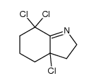 3a,7,7-trichloro-3,3a,4,5,6,7-hexahydro-2H-indole Structure