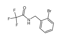 N-(2-bromobenzyl)-2,2,2-trifluoroacetamide结构式