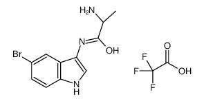 N-(5-溴-3-吲哚基)-D-丙氨酰胺三氟乙酸盐图片