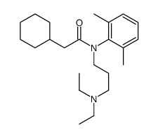 2-cyclohexyl-N-[3-(diethylamino)propyl]-N-(2,6-dimethylphenyl)acetamide结构式