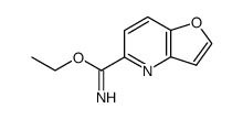 ethyl furo[3,2-b]pyridine-5-carbimidate Structure