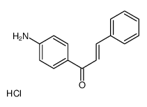 1-(4-aminophenyl)-3-phenylprop-2-en-1-one,hydrochloride结构式
