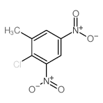 2-chloro-1-methyl-3,5-dinitro-benzene Structure