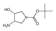 1-Pyrrolidinecarboxylicacid,3-amino-4-hydroxy-,1,1-dimethylethylester,(3S-cis)-(9CI) picture
