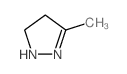 4,5-二氢-3-甲基-1H-吡唑结构式