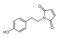 1-[2-(4-hydroxyphenyl)ethyl]pyrrole-2,5-dione结构式
