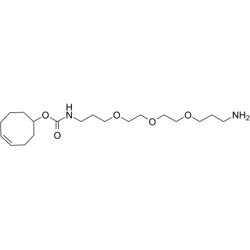 TCO-C3-PEG3-C3-amine结构式