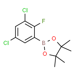 3,5-Dichloro-2-fluorophenylboronic acid pinacol ester structure