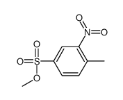 methyl 4-methyl-3-nitrobenzenesulfonate结构式