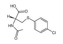 4-chlorophenylmercapturic acid Structure