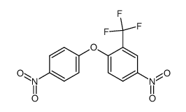 2-trifluoromethyl-4,4'-dinitrodiphenyl ether Structure