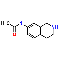 Acetamide,N-(1,2,3,4-tetrahydro-7-isoquinolinyl)- Structure