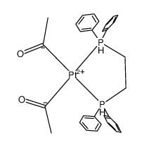 [Pt(acetyl)2(dppe)]结构式