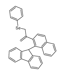 ap-1-(9-fluorenyl)-2-(1-(phenylselenomethyl)ethenyl)naphthalene Structure