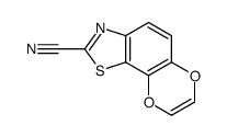 [1,4]Dioxino[2,3-g]benzothiazole-2-carbonitrile(9CI) structure