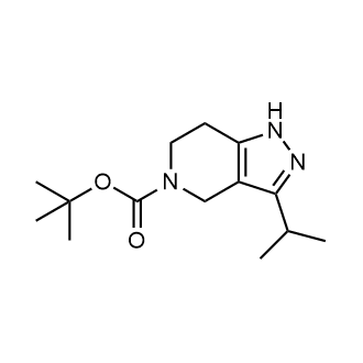 Tert-butyl 3-isopropyl-1,4,6,7-tetrahydro-5H-pyrazolo[4,3-c]pyridine-5-carboxylate Structure