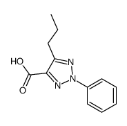 2-phenyl-5-propyltriazole-4-carboxylic acid结构式