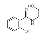 Benzamide,2-hydroxy-N-(2-hydroxyethyl)- Structure