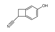 Bicyclo[4.2.0]octa-1,3,5-triene-7-carbonitrile, 3-hydroxy- (9CI) Structure