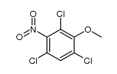 2,4,6-trichloro-3-nitroanisole Structure