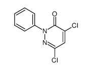 2-Phenyl-4,6-dichloropiridazin-3-(2H)-one结构式