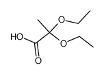 2,2-diethoxypropionic acid结构式