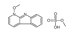 1-methoxy-9H-pyrido[2,3-b]indol-1-ium,methyl sulfate结构式