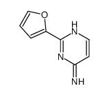 2-(furan-2-yl)pyrimidin-4-amine structure