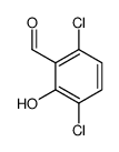 3,6-DICHLORO-2-HDYROXYBENZALDEHYDE Structure