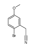 2-(2-bromo-5-methoxyphenyl)acetonitrile Structure