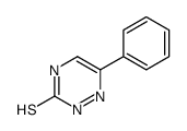 6-phenyl-2H-1,2,4-triazine-3-thione Structure