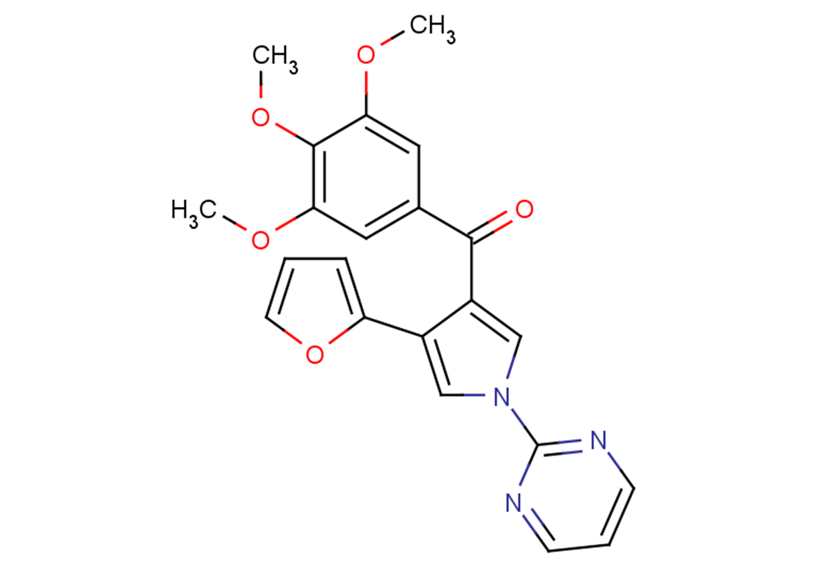 Tubulin inhibitor 30 Structure