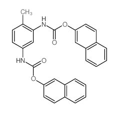 二(萘-2-基)(4-甲基-1,3-亚苯基)二甲酸酯结构式
