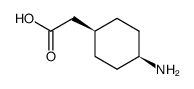 (cis-4-amino-cyclohexyl)-acetic acid结构式