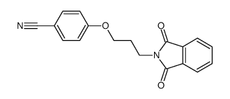 4-[3-(1,3-DIOXO-1,3-DIHYDRO-2H-ISOINDOL-2-YL)PROPOXY]BENZENECARBONITRILE结构式