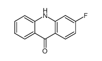 3-fluoro-10H-acridin-9-one结构式