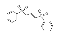 (E)-1,3-bis(phenylsulfonyl)propene结构式