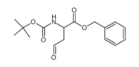 2-tert-Butoxycarbonylamino-4-oxo-butyric acid benzyl ester Structure