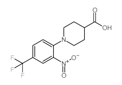 1-[2-Nitro-4-(trifluoromethyl)phenyl]piperidine-4-carboxylic acid picture