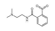 N-[2-(dimethylamino)ethyl]-2-nitrobenzamide结构式