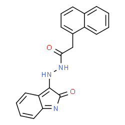 (E)-2-(naphthalen-1-yl)-N-(2-oxoindolin-3-ylidene)acetohydrazide picture