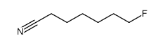 7-fluoroheptanenitrile Structure