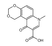 7,10-dihydro-7-methyl-10-oxo-1H-[1,3]dioxino[5,4-f]quinoline-9-carboxylic acid结构式