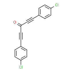 1,5-Bis(4-chlorophenyl)-1,4-pentadiyn-3-one structure