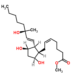 15(R)-15-METHYL PROSTAGLANDIN F2ALPHA METHYL ESTER Structure