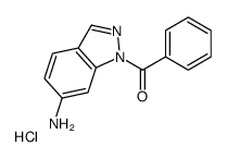 (6-aminoindazol-1-yl)-phenylmethanone,hydrochloride Structure