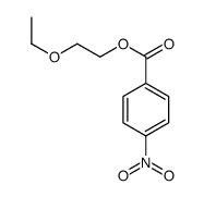 2-ethoxyethyl 4-nitrobenzoate结构式